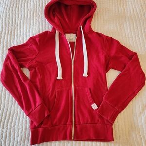 Red Zip-Up Hoodie